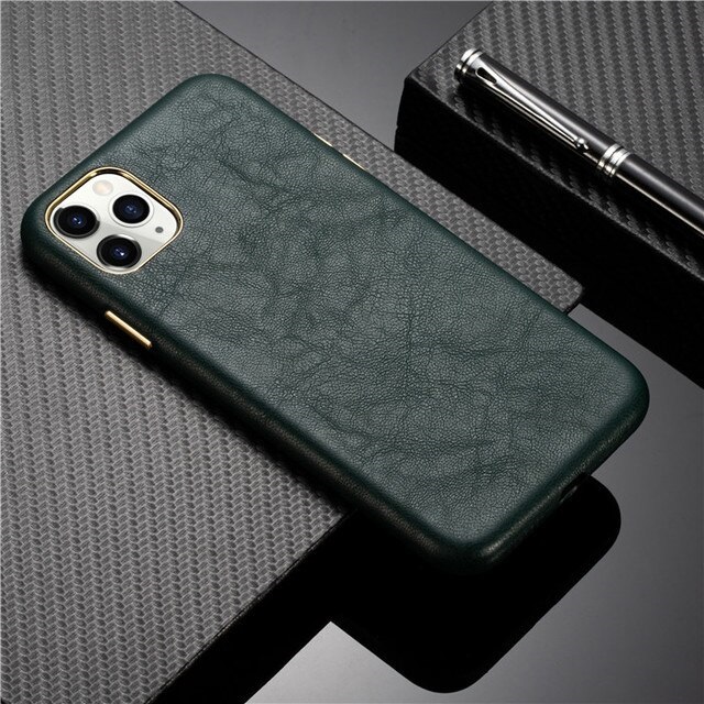 Genuine Leather Cover Midnight Green